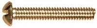 10-32X3/4 MS RD SLT BRS SCREW