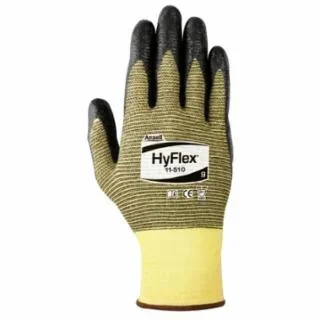 11-510 Nitrile Palm Coated Gloves Size 9 Yellow/Black