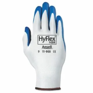 11-900 NBR Gloves 8 Blue/White