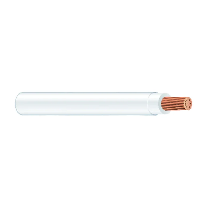 12 Stranded Building Wire, White Insulation, 50 Feet Length