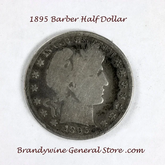 1895 Barber Half Dollar