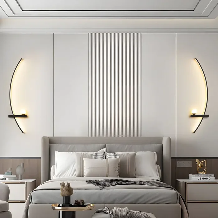 21” Curved Strip 3 Step Dimming LED Wall Sconce Lighting Wall Lamp