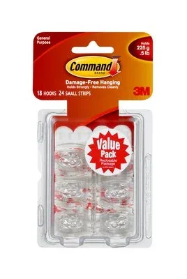 3M – 94948 Command Mini Hooks Value Pack 17006-18Es (7100089631)
