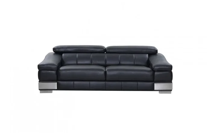 415 DivanItalia Top Grain Italian Leather Sofa By GU Furniture
