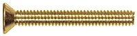 8-32X3/4 MS FH SLT BRASS SCREW