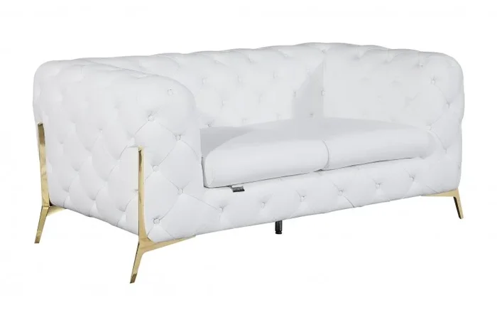 970 Loveseat DivanItalia Top Grain Italian Leather by Gu Furniture