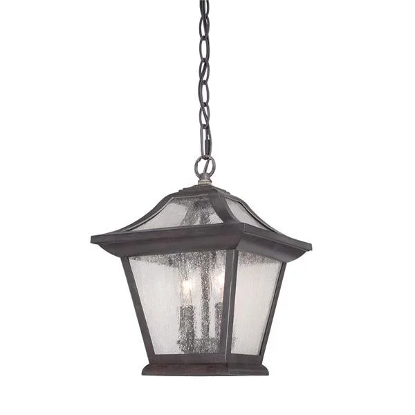 Acclaim Lighting – 39016BC – Two Light Hanging Lantern – Aiken – Black Coral