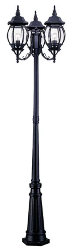 Acclaim Lighting – 5179BK – Three Light Post Mount – Chateau – Matte Black