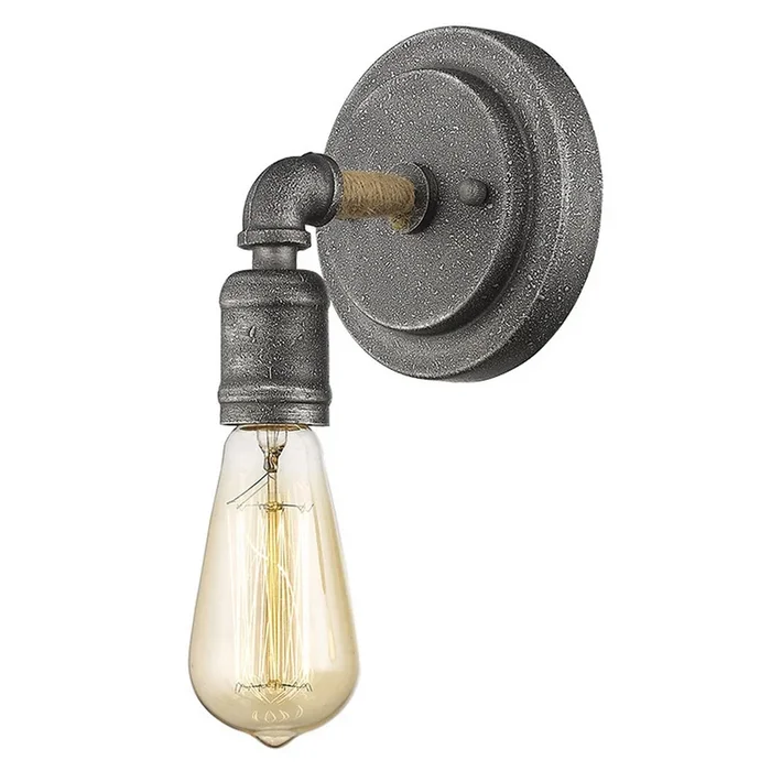 Acclaim Lighting – IN41323AGY – One Light Wall Sconce – Grayson – Antique Gray