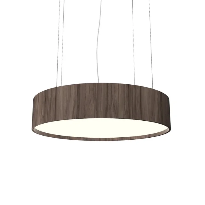 Accord Lighting – 1038LED.18 – LED Pendant – Cylindrical – American Walnut