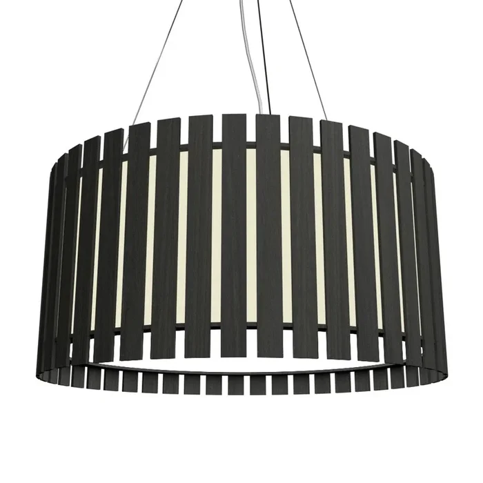 Accord Lighting – 1095LED.44 – LED Pendant – Slatted – Charcoal