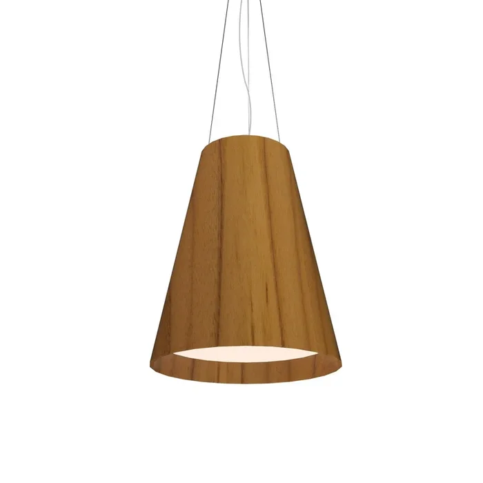 Accord Lighting – 1146LED.12 – LED Pendant – Conical – Teak