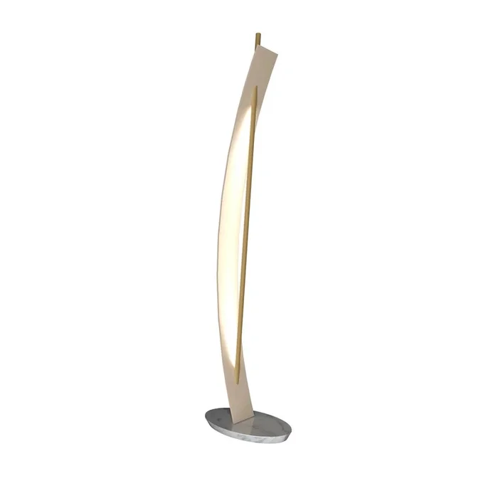Accord Lighting – 3015LED.48 – LED Floor Lamp – Clean – Organic Cappuccino – 3015LED48