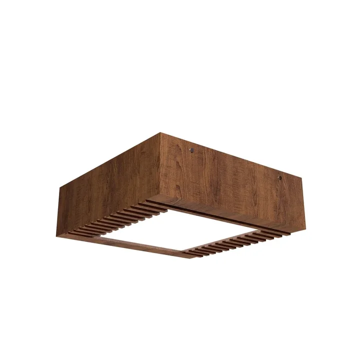Accord Lighting – 501LED.06 – LED Ceiling Mount – Slatted – Imbuia – 501LED06