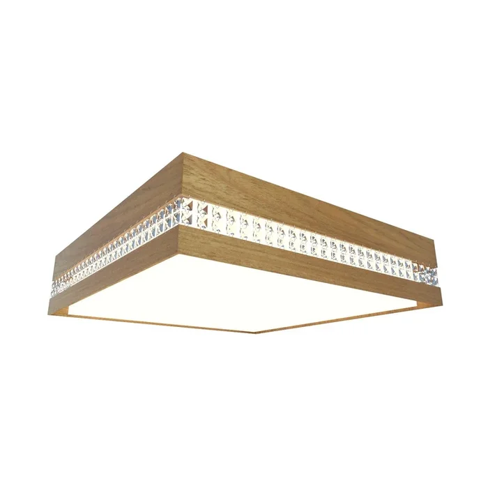 Accord Lighting – 5029CLED.09 – LED Ceiling Mount – Crystals – Louro Freijo