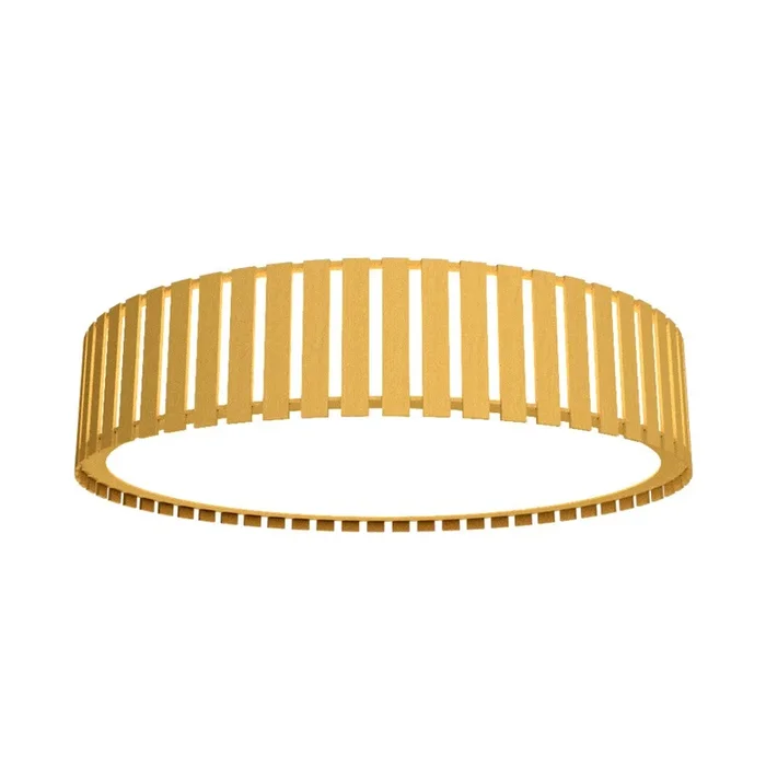 Accord Lighting – 5034LED.49 – LED Ceiling Mount – Slatted – Organic Gold – 5034LED49