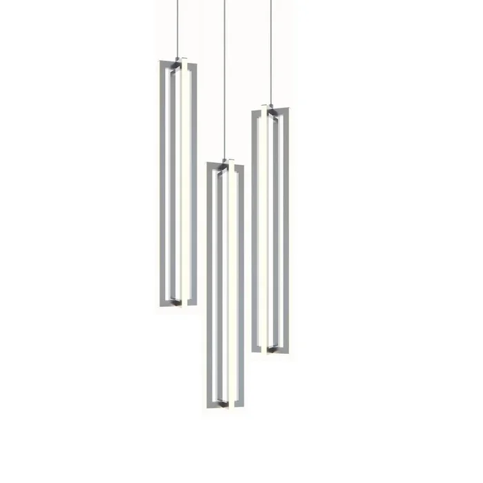 AFX Lighting – CSSP24L30D1SNRND3 – LED Pendant – Cass – Satin Nickel