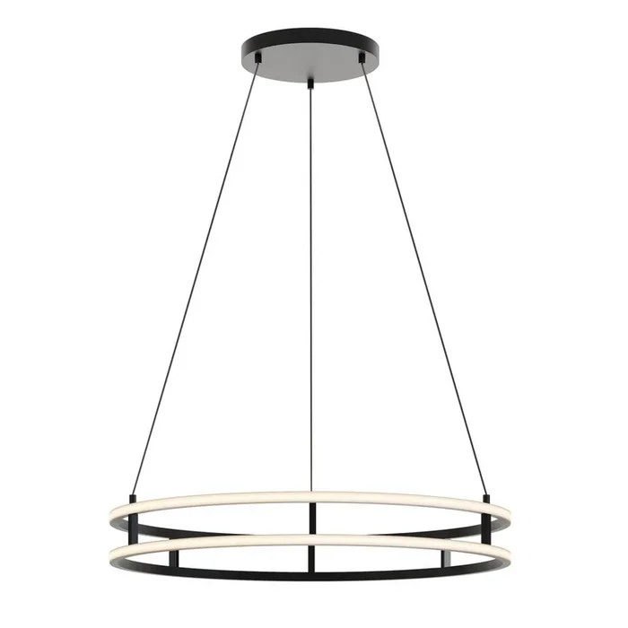 AFX Lighting – GEMP32LAJUDBK – LED Pendant – Gemini – Black