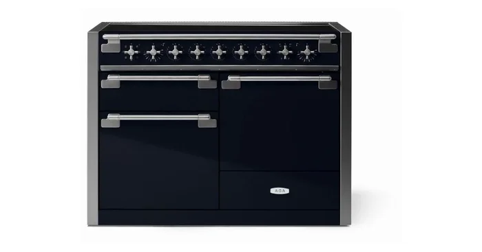 AGA 48 Induction Model, Gloss Black AEL481INBLK
