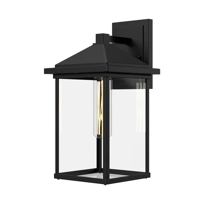 Alora – One Light Exterior Wall Mount – Larchmont – EW552007BKCL