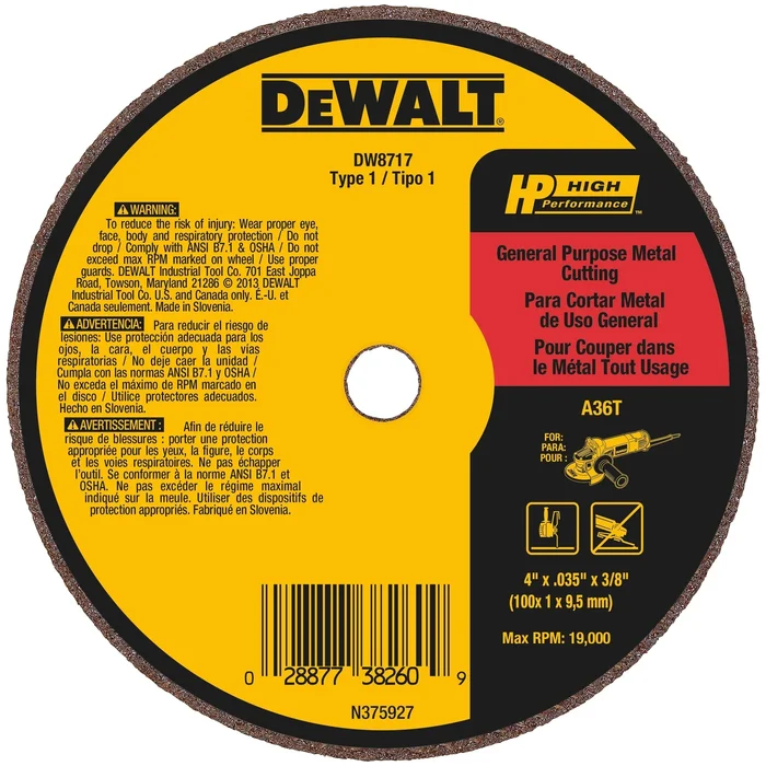 ALUM OXID CUT OFF WHL 4″