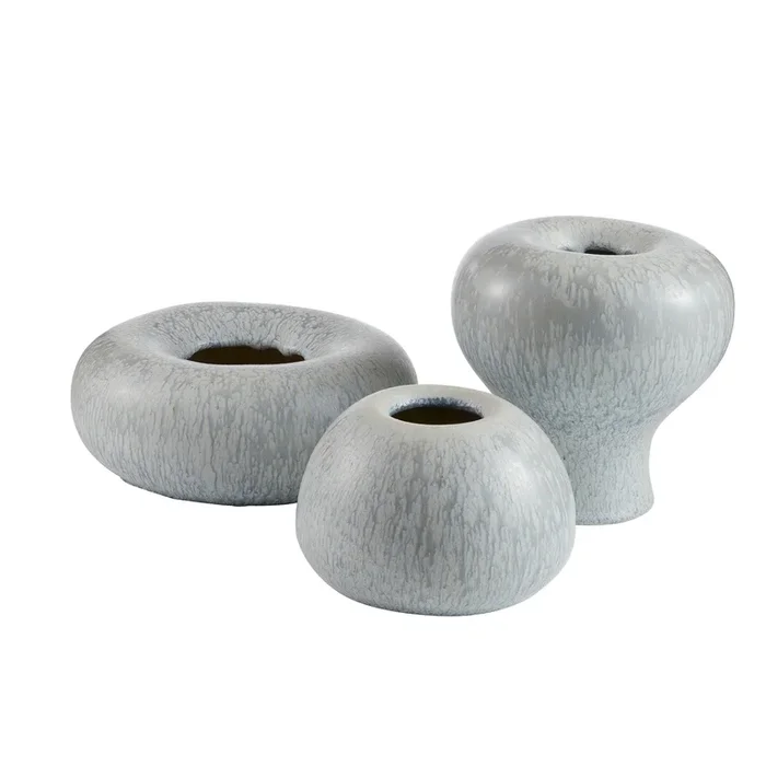 Arteriors – AVC12 – Vases, Set of 3 – Dandy – Icy Morn – AVC12