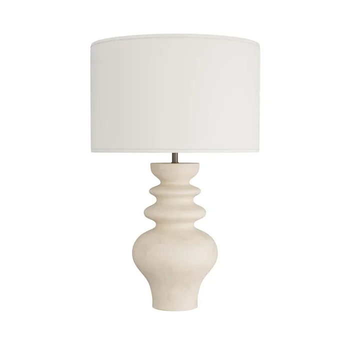 Arteriors – PTE06-SH013 – One Light Table Lamp – Worland – Matte Ivory