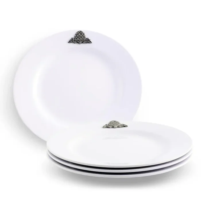Artichoke Melamine Lunch Plates – Set of 4 by Arthur Court Designs