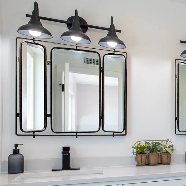 Barbershop Mirror | Rotating Barbershop Mirror – Decor Steals