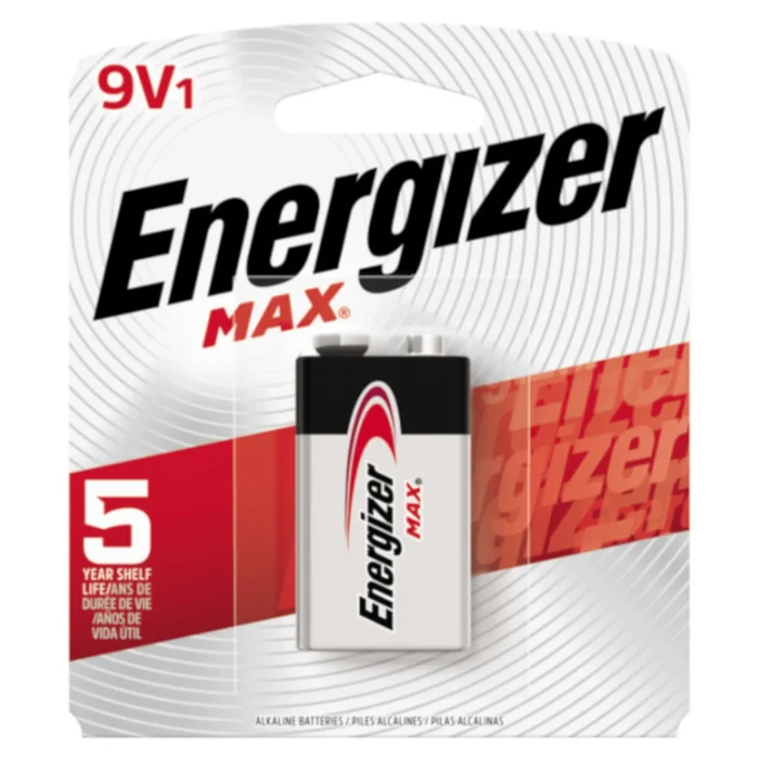 BATTERY ALKALINE 9V 1PK