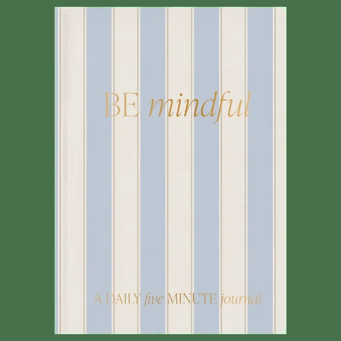 Be Mindful Striped Journal