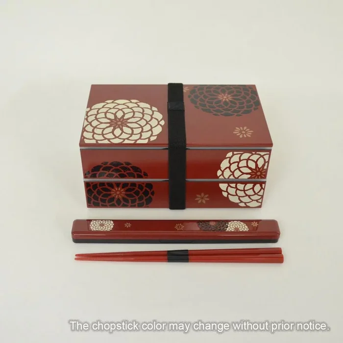 Bento Box and Chopsticks Set “Blooming Flowers”