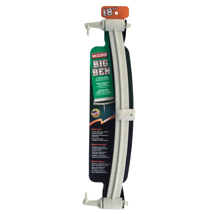 Big Ben 18-Inch Paint Roller Frame Durable Metal Construction with Comfortable Handle