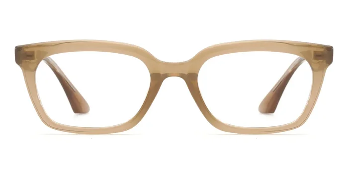 Bivins – Rectangle Brown Glasses for Men & Women