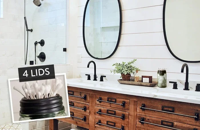 Black Mason Jar Lids – Decor Steals