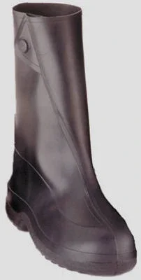 Black Rubber Work Boots Medium Size Durable Waterproof Safety Footwear
