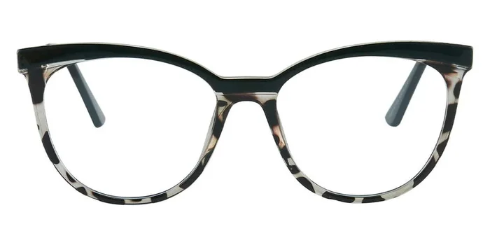 Black/Tortoiseshell Oval Glasses Women‘s Eyewear Fashion