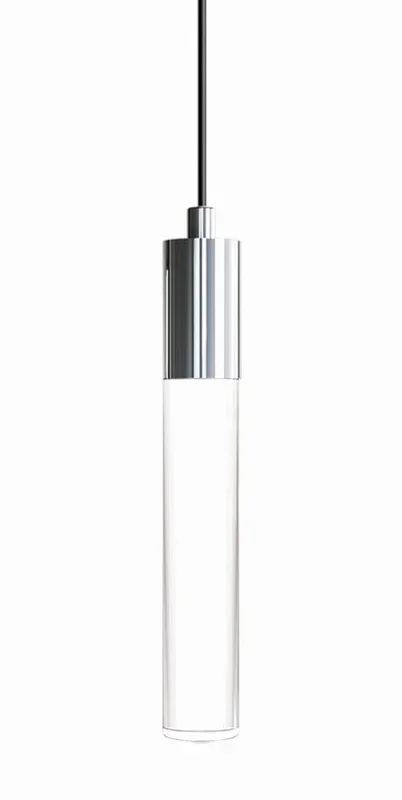 BlackJack Lighting – SP-LGD-TC-01-PC-30K-3W-SP5 – LED Pendant – Tall Clear Light Guide – Polished Chrome