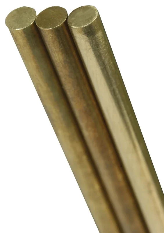 Brass Rod, 5/32 OD x 12 In.