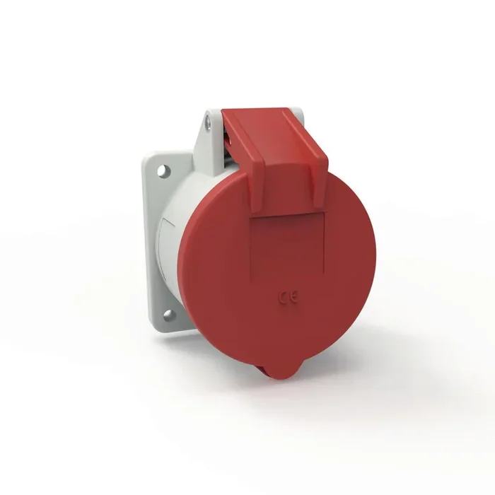Bryant C-IEC Pin And Sleeve Receptacle 2-Pole 3-Wire 20A 250V/16A 220-240V IP44 (BRY320R6S)