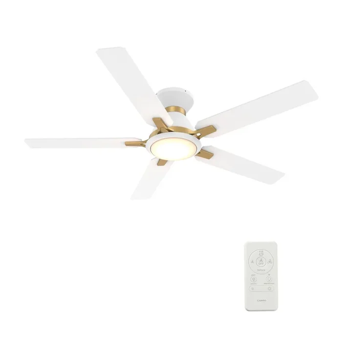 Carro – VS525J-L12-W1-1G-FM – 52″Smart Ceiling Fan – Espear – White
