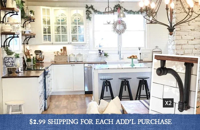 Cast Iron Shelf Brackets – Metal Shelving Brackets – Decor Steals