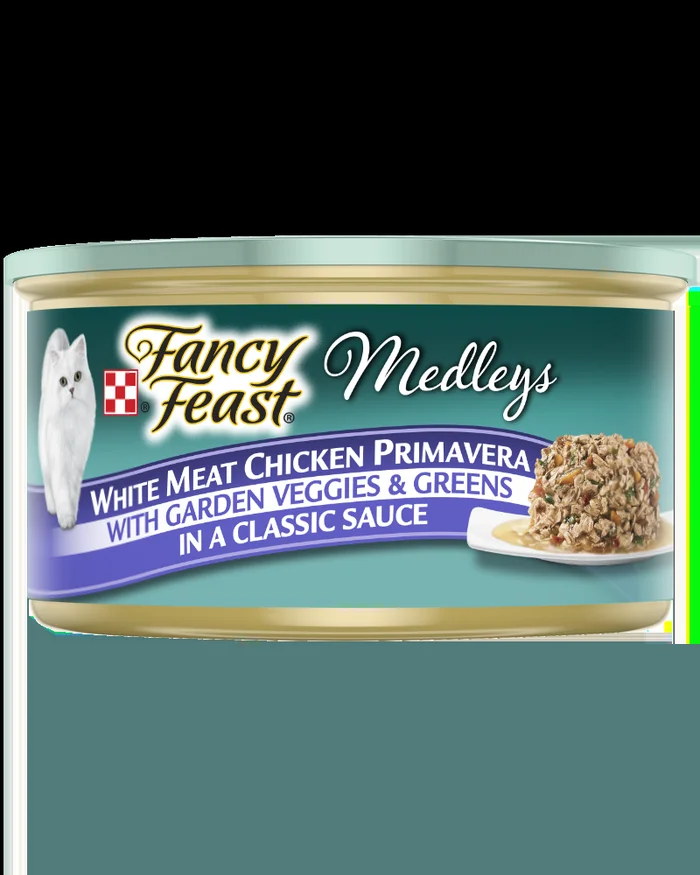 Chicken Primavera Canned Cat Food, 3 Ounce Can