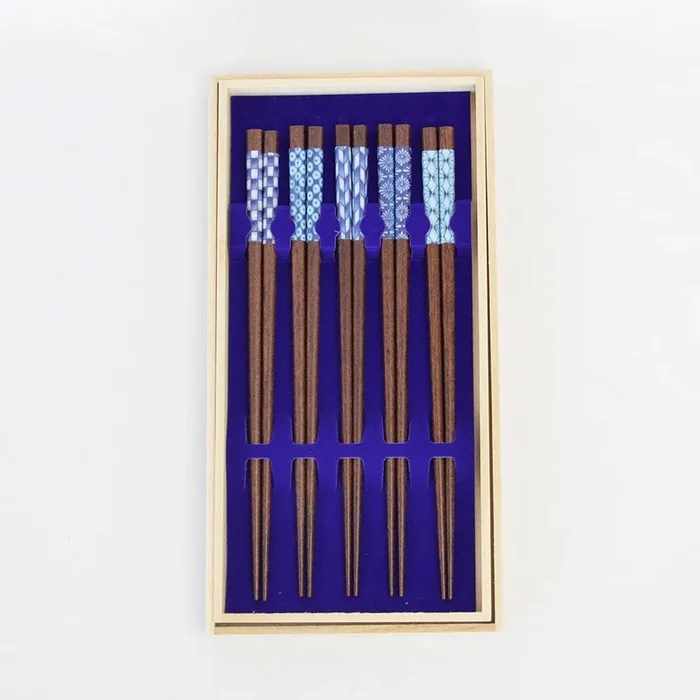 Chopsticks Set of 5P “Indigo blue”