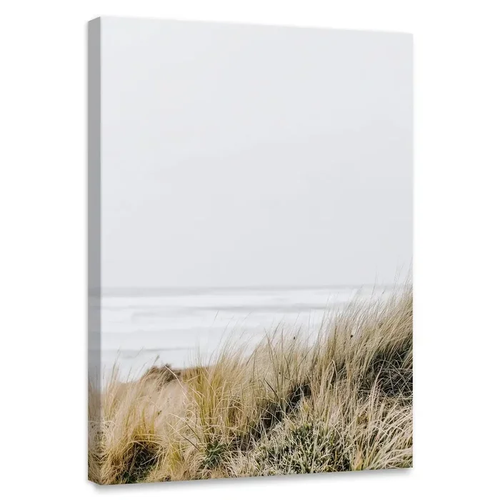 Coastal Beach Grass Canvas Wall Art