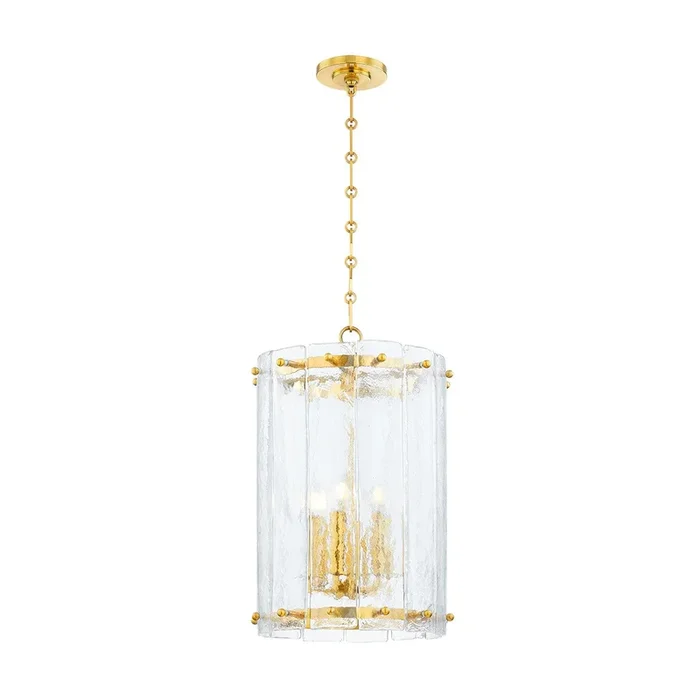 Corbett Lighting – 375-15-VPB – Six Light Lantern – Rio – Vintage Polished Brass