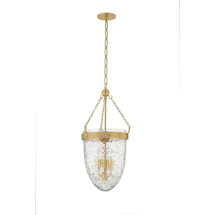 Corbett Lighting – 487-13-VB – Three Light Lantern – Angus – Vintage Brass – 48713VB