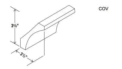 Cove Crown Moulding – COV – Builder Line