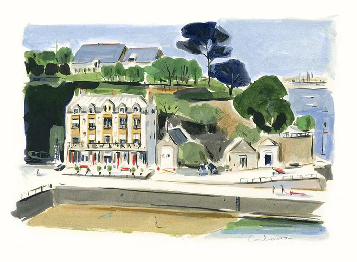 Dinard – Dominique Corbasson by Tiger Flower Studio