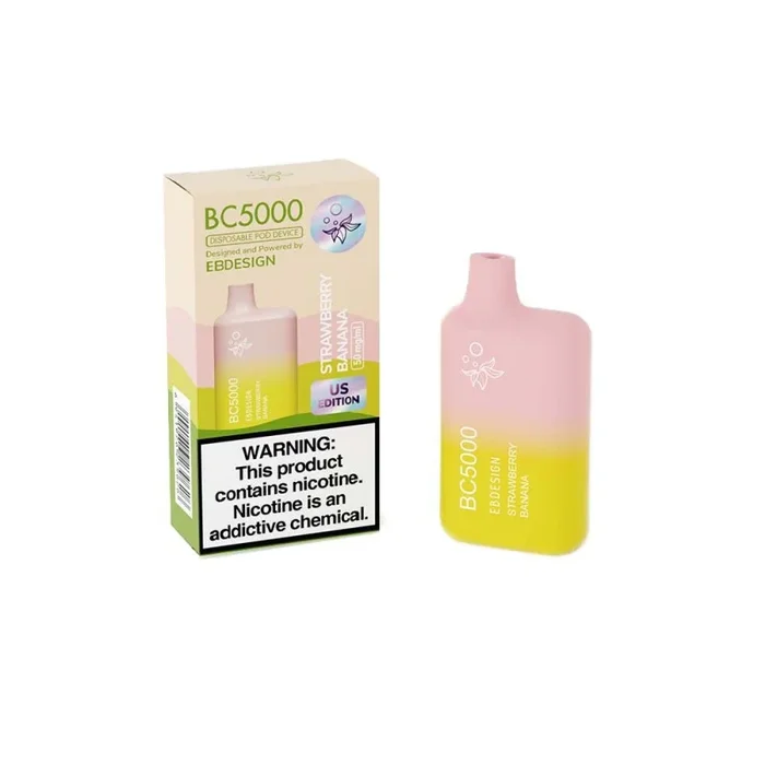 E.B BC5000 – Strawberry Banana (5000 puffs) – LIONSDELIVER